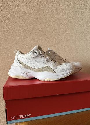 Кросівки жіночі puma білі, розмір 36