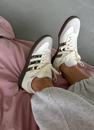 Кроссовки adidas samba light beige / leo