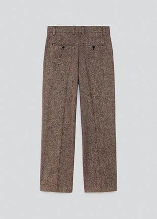 Брюки жіночі бордові вовняні zara new