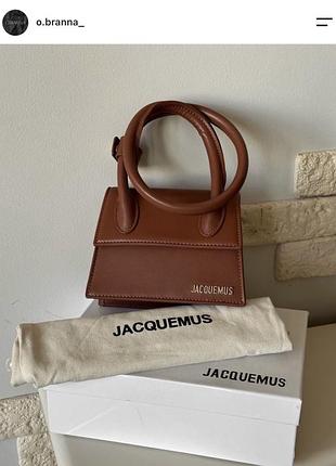 Сумка для жінок jacquemus le chiquito mini шкіряна