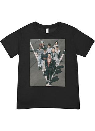 Футболка m стрей кидз stray kids чорний (37482)