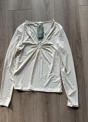 Новий молочний лонг h&m (m)