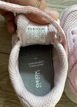 Кросівки для дівчаток geox рожеві 3