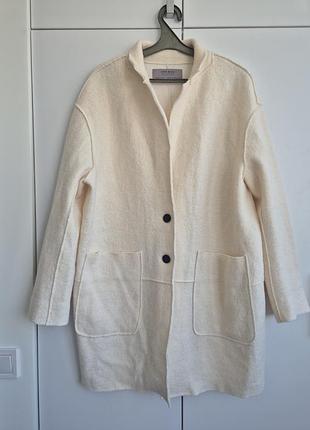 Кардиган жіночий zara basic молочний xl трикотаж