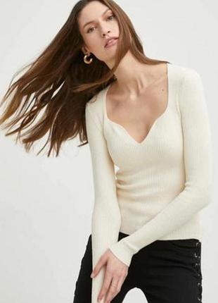 Лонгслив m-l h&m рубчик