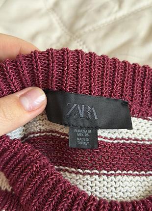 Светр zara в полоску 3