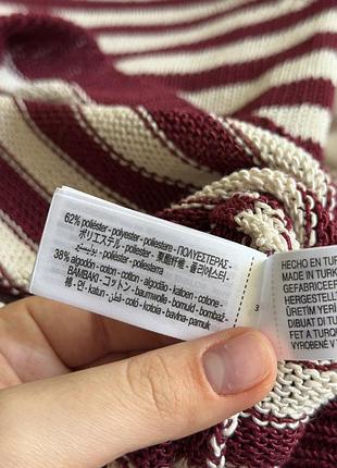 Светр zara в полоску 5