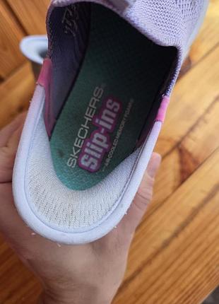 Кросівки для дівчат skechers slip-ins бузкові