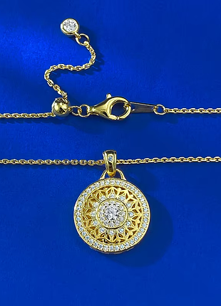Колье "golden mandala" 4