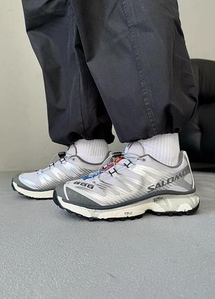 Чоловічі кросівки salomon xt-4 advanced silver