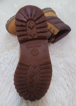 Ботинки кожаные Timberland оригинал 6