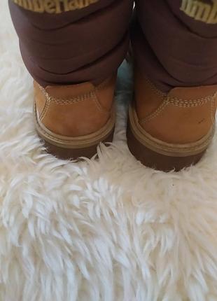 Ботинки кожаные Timberland оригинал 4