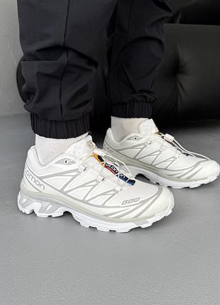 😍 жіночі кросівки salomon s/lab xt-6 white/grey