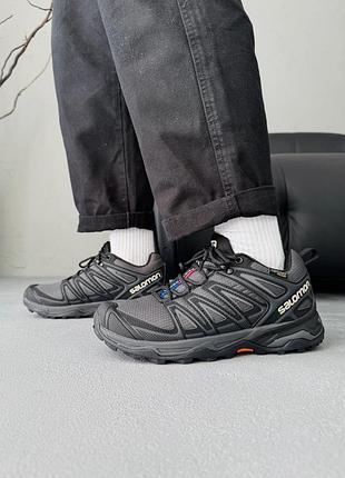 Чоловічі кросівки salomon speed cross pro grey/black gore-tex