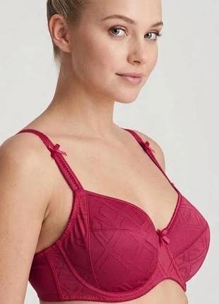 Малиновый гладкий бюстгальтер prima donna twist 80e 36e