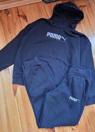 Спортивний костюм puma для підлітків, чорний
