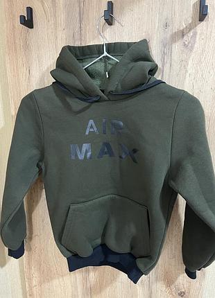Худі для хлопчика air max хакі, розмір 36