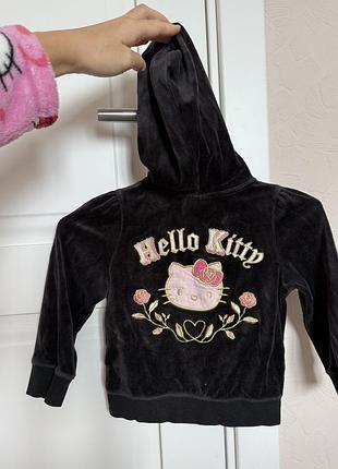 Дитяча зіп кофта h&m hello kitty 2010
