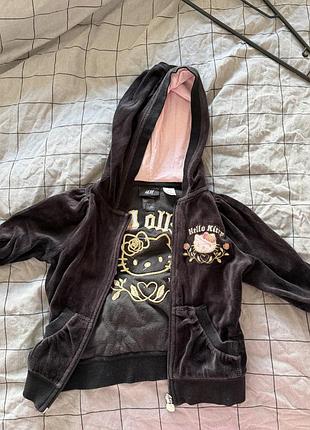 Дитяча зіп кофта h&m hello kitty 2010 6