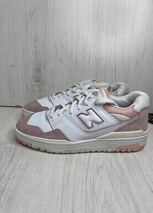 Женские кроссовки new balance 550 white/peach ( оригинал)