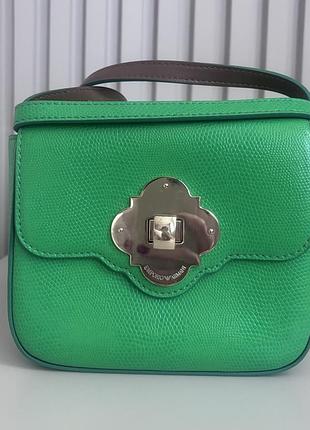 Зелена жіноча сумка emporio armani