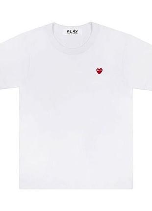 Comme des garçons коттоновая футболка