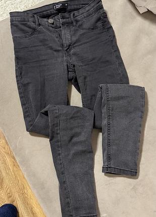 Джинси жіночі sinsay skinny сірі (xs, 34)