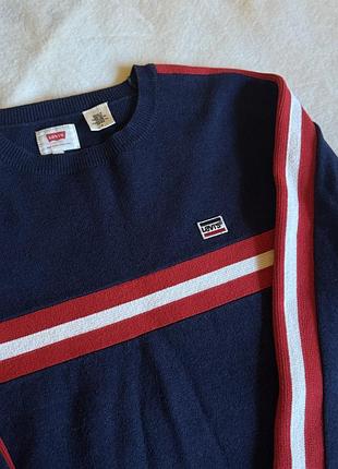 Светр жіночий levi’s темно-синій, розмір s-m