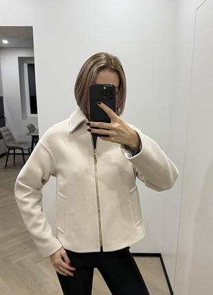 Пальто стильне коротке укр бренда