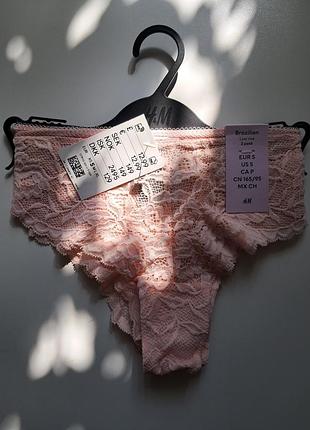 Трусики женские h&amp;m кружевные размер s