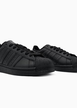 Кросівки жіночі adidas superstar black