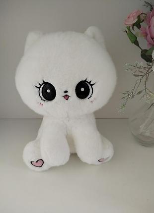 Мягкая игрушка кот котик кнопка.