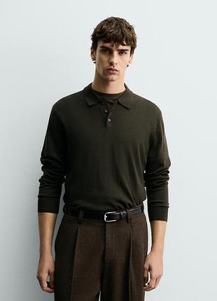 Светр поло zara з вовни 6674/404/507