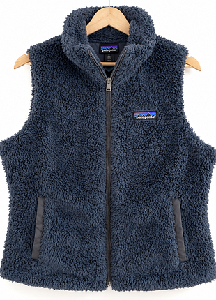 Жилетка patagonia синяя флис шерпа женская m
