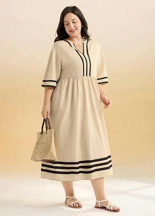 🥰 довга сукня з смужками shein xl