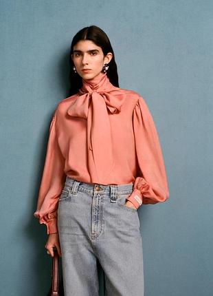 Блуза с бантом willy chavarria x zara