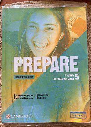 Підручник з англійської мови prepare student's book джоанна коста, мелані вільямс cambridge (українська версія)