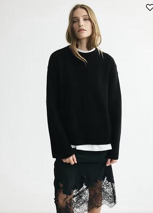 H&m об’ємний светр вовна кашемір