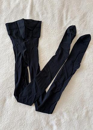 Матовые ультратонкие колготки  wolford individual 5 den размер m