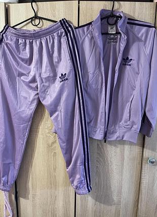 Спортивний костюм жіночий adidas бузковий