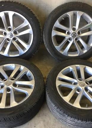 Диски на зимовій резині nissan r17 5x114,3