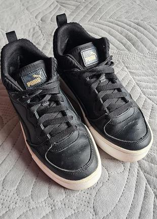 Кеди унісекс puma чорні високі