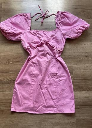 Коротка жіноча сукня top shop рожева