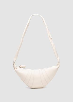 💎 lemaire small croissant bag white