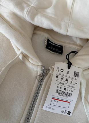 Зіп худі чоловіча зіпка кофта на замку pull&bear m 8