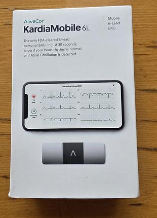 Портативный электрокардиограф alivecor kardiamobile 6l ac-019-nua-a