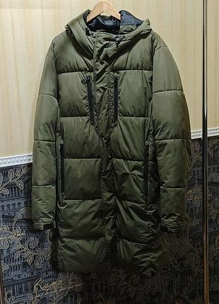 Xl довга чоловіча зимова куртка cropp хакі.