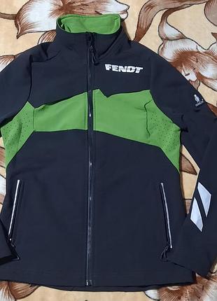 Мужская куртка софтшелл mascot fendt (agco) оригинал, размер s (46) — состояние новой!