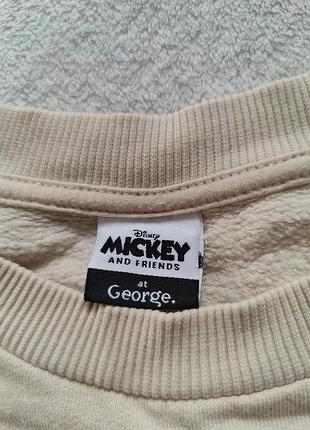 Світшот жіночий mickey бежевий 3
