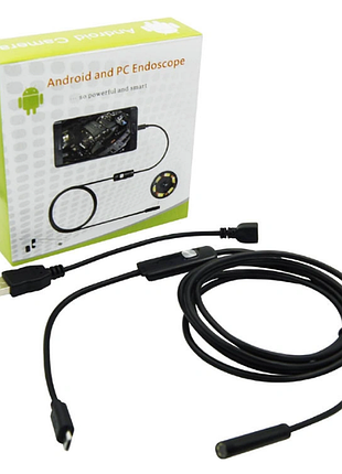 Камера ендоскоп android та pc endoscope, гнучка usb-камера (100p) 5 м